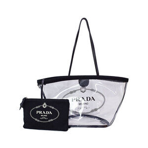 Prada Plexi Shopper Tote Bag